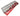 Primochill Carbon BiColor Rad Grillz - Triple 140mm - Red/White
