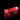 Primochill Clear PMMA Tower Plug 3" - Red LED
