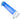 PrimoChill CTR™ Compression Tube Reservoir System Phase 2 D5 Enabled - White POM - 240mm Blue