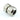 Primochill Diamond Knurled Grip Coupler- Nickel Plated Brass - Silver