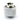 Primochill Ghost Compression Fitting - Knurled Grip - 1/2" x 3/4" - Anodized Silver
