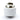 Primochill Ghost Compression Fitting - Knurled Grip - 1/2" x 3/4" - Anodized White