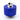 Primochill Ghost Compression Fitting - Knurled Grip - 3/8" x 1/2" - Anodized Blue