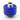 Primochill Ghost Compression Fitting - Rubber Grip - 3/8" x 1/2" - Anodized Blue