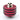 Primochill Ghost Compression Fitting - Rubber Grip - 3/8" x 1/2" - Anodized Red