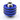 Primochill Ghost Compression Fitting - Rubber Grip - 3/8" x 5/8" - Anodized Blue