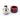 Primochill Ghost Compression Fitting - Rubber Grip - 3/8" x 5/8" - Anodized RedF-CR3858-D