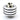 Primochill Ghost Compression Fitting - Rubber Grip - 3/8" x 5/8" - Silver