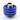 Primochill Ghost Compression Fitting - Rubber Grip - 7/16" x 5/8" - Anodized Blue