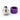 Primochill Ghost Compression Fitting - Rubber Grip - 7/16" x 5/8" - Anodized PurpleF-CP7658-D