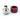 Primochill Ghost Compression Fitting - Rubber Grip - 7/16" x 5/8" - Anodized RedF-CR7658-D