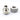 Primochill Ghost Compression Fitting - Rubber Grip - 7/16" x 5/8" - Anodized WhiteF-CW7658-D