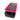 PrimoChill Hex 2 - Layer Rad Grillz – Dual 120mm - UV Red - Pink/WhiteRG2H-220-UPK-W-D