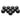 PrimochillPrimoChill SecureFit SX - Premium Compression Fitting For 3/8in ID x 5/8in OD Flexible Tubing 12 PackF - SFSX58 - 12 - SBK