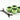 Rigid Revolver Compression Fitting 3/8" x 1/2" 4 Pack - Dual Tone Anodized Green
