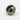 Rigid Revolver Compression Fitting 3/8" x 1/2" Straight Knurled - Black Shiny