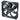 SilverStone Bullet Hub 120mm Silent Case Fan - Black - SleevedRL-FN122-D
