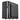 SilverStone Case Storage Series SST - CS380 Black Plastic front door, steel body ATX Mid Tower Computer Case Standard PS2(ATX) Power SupplyCS380B
