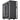 SilverStone Case Storage Series SST-CS380 Black Plastic front door, steel body ATX Mid Tower Computer Case Standard PS2(ATX) Power Supply 