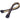 Silverstone PP07-EPS8BG Sleeved EPS12V 8pin (4+4) Connector - 300mm - Black/Gold