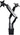 SilverStone Technology ARM21B Dual Vesa Monitor Riser Arm Mount for 2 Monitors up to 36" and 9Kg EachSST-ARM21B