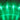 Large LED Acrylic Case Feet - GreenLLEDFEETG-D