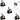 Adjustable Cable Clamp for Wiring with Adhesive Bottom 3/8in - Black