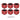 Thermaltake Pacific C-PRO G1/4 PETG Tube 16mm OD Compression – Red (6-Pack Fittings)