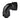 Thermaltake Pacific G1/4 PETG Tube 90-Degree Compression 16mm OD – Black
