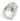 Vandal Resistant Illuminated Momentary Switch - Silver - 22/19mm White Dot