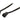 3-Pin Fan Extension Cable 12" Black - Sleeved