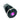 Vandal Resistant Illuminated Momentary Switch - Black - 18/16mm - Purple Dot