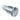 Vandal Resistant Illuminated Latching Switch - Silver - 18/16mm