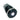 Vandal Resistant Illuminated Momentary Switch - Black - 18/16mm - White Dot