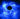Revoltec Quad LED 120mm Case Fan - Dark Blue - Sleeved