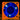ACE 40 x 20mm LED Fan - UV Orange/Blue