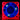 ACE 40 x 20mm LED Fan - UV Red/Blue