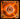 PPCS 40 x 10mm LED Fan - Orange