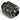 Phobya 13/10mm (10x1.5mm) Compression Fitting Outer Thread 1/4 - Knurling - Black Nickel Plated