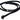 Phobya SATA 3.0 Connection Cable Angled With Safety Latch 90cm - Black Sleeved
