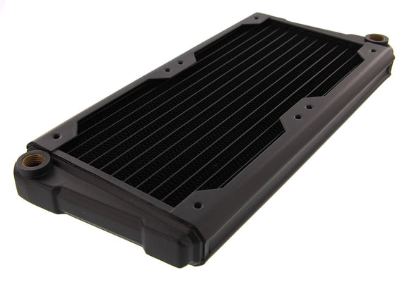 Black Ice Nemesis 240GTS® XFLOW Ultra Stealth Cross-Flow Low Profile Black Carbon Radiator