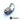 Bitspower G1/4 Silver Shiny Dual Rotary 45-Degree Compression Fitting-ID 1/4