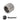 Bitspower BP-WTP-C68 Black Sparkle IG1/4