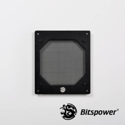 Bitspower Mesh Radguard 420 (3 x 140mm) - Black Aluminum, Matt Black Mesh - Matrix - Thumbnail 3