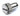 Bitspower Silver Shiny Sealing Plug - 3/8
