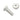 Button Head Cap Screw  6-32 x 3/8" - Etched Silver Aluminum - Set of 4