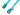 Serial ATA 3.0 600Mb/s Cable w/ Metal Latch - Straight to Straight Angle - 36" - UV Blue