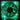 Yate Loon CLEAR 120mm Low Speed Silent Case Fan with Green LED - D12SL-124G - Sleeved