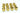 Monsoon Hardline Economy Compression Fittings, 1/2" x 5/8" 12-Pack - Gold