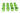 Monsoon Hardline Economy Compression Fittings, 1/2" x 5/8" 12-Pack - Green